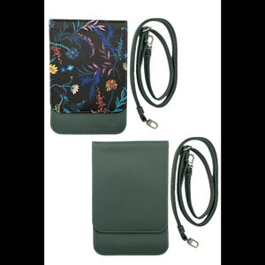 Caseable 2-pack Crossbody Phone Bags Protection Floral/Green